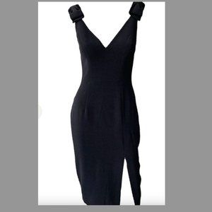 Zimmermann Espionage Bow Dress black